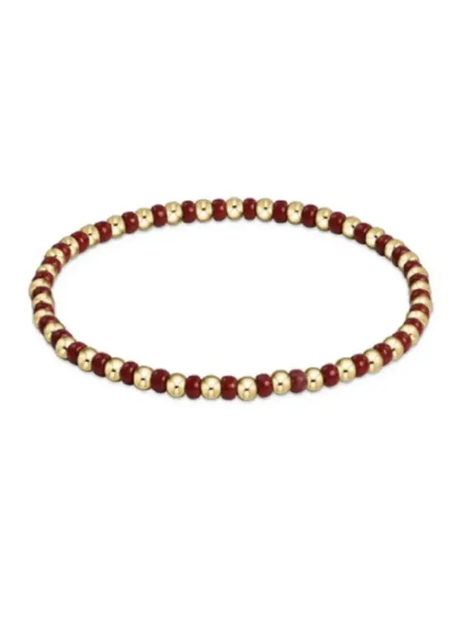 Game Day Hope Grateful Bracelet Wine