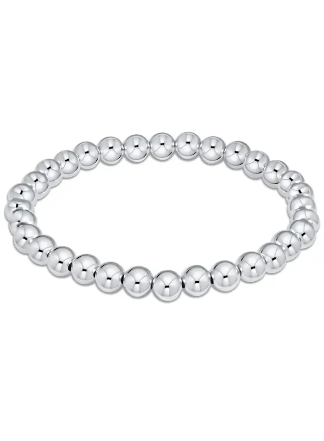 Classic Sterling 6mm Bead Bracelet