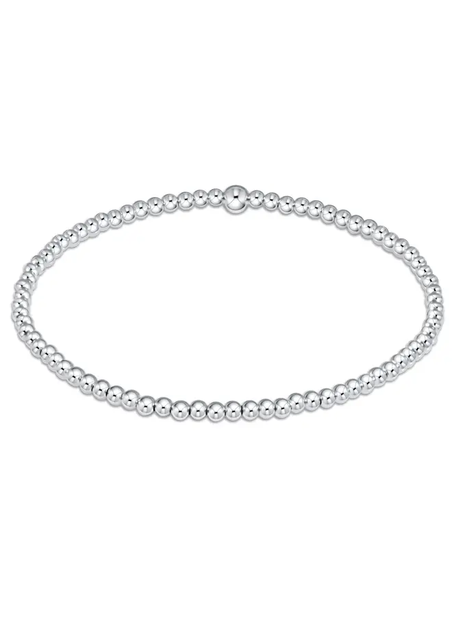 Classic Sterling 2.5mm Bead Bracelet