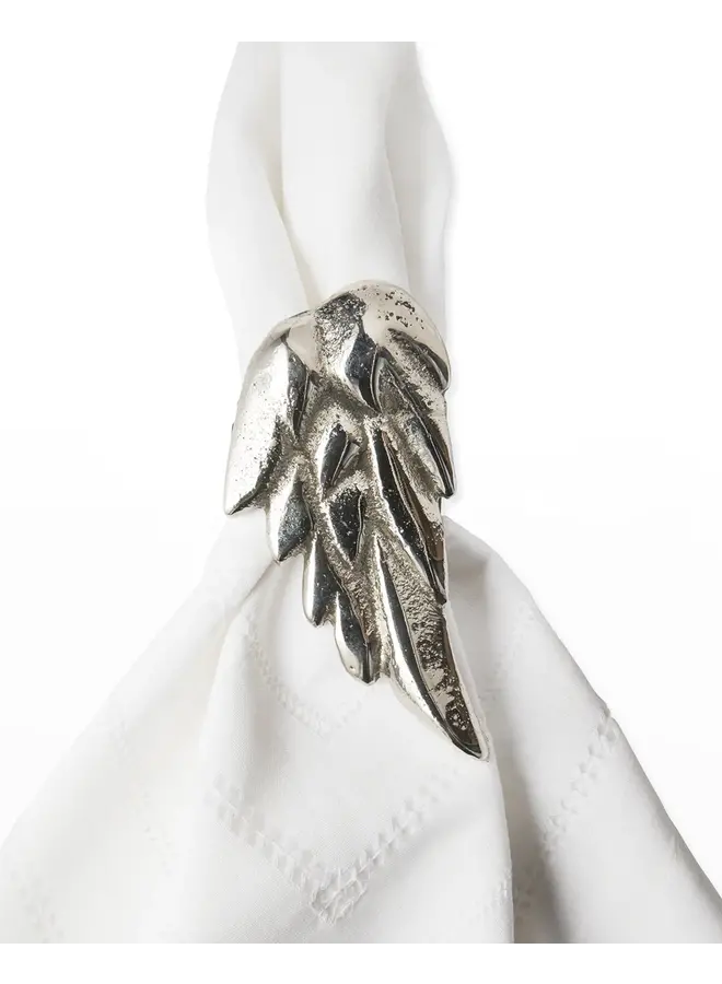 Angel Wing Napkin Ring Set of 4