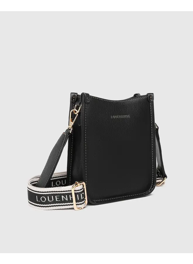 Parker Logo Crossbody Bag Black