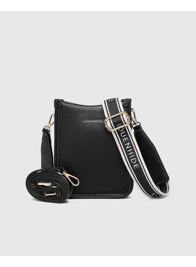 Parker Logo Crossbody Bag Black