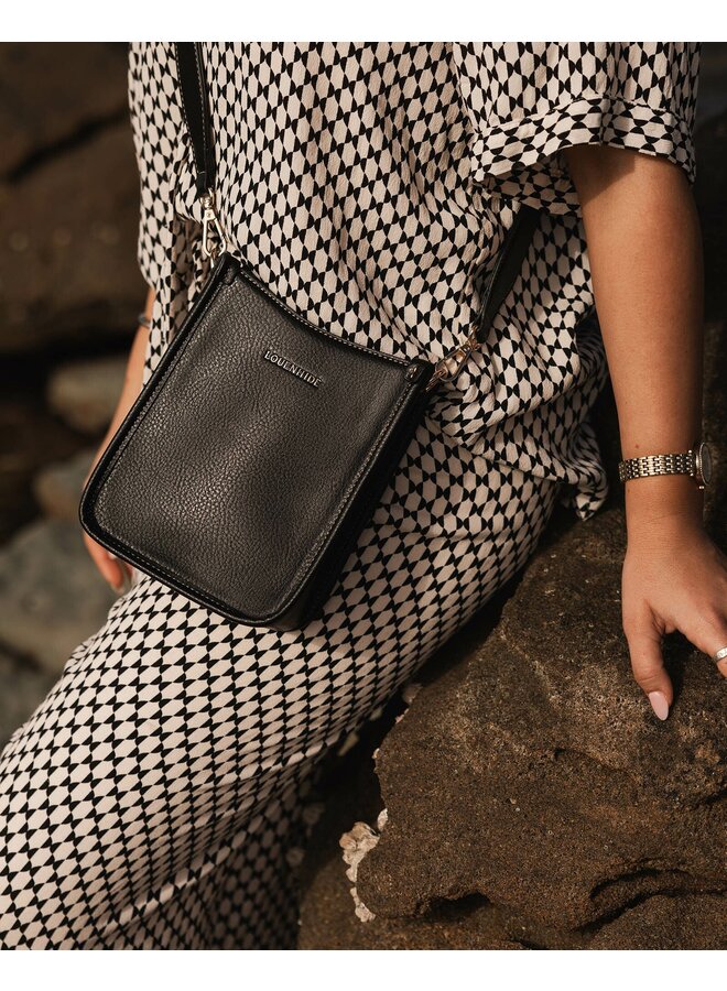 Parker Logo Crossbody Bag Black