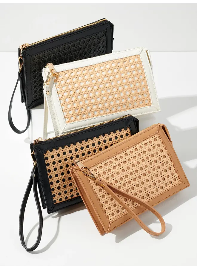 Soleil Wristlet White