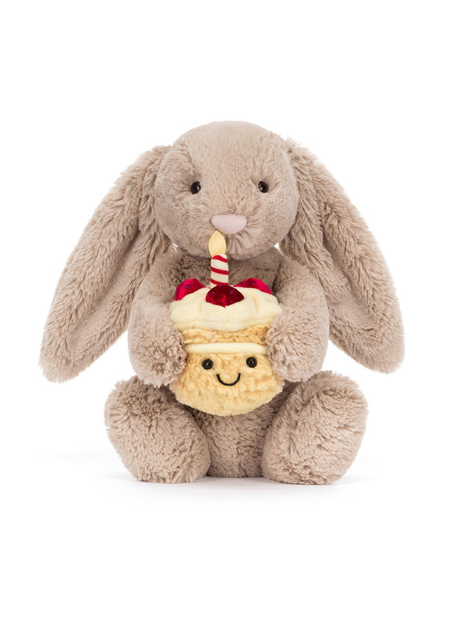 Bashful Beige Bunny Birthday