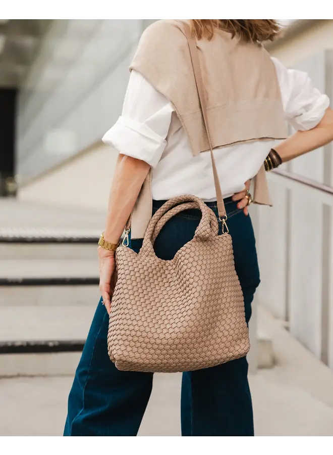Cruiser Woven Tote Bag Coffee
