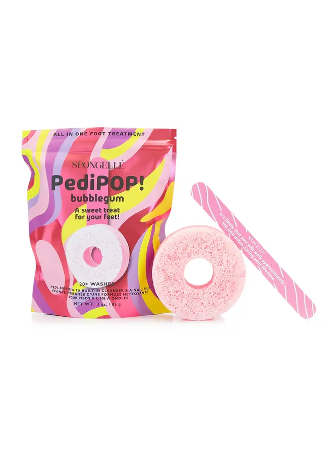 Pedi Pop Buffer & Nail File Bubblegum
