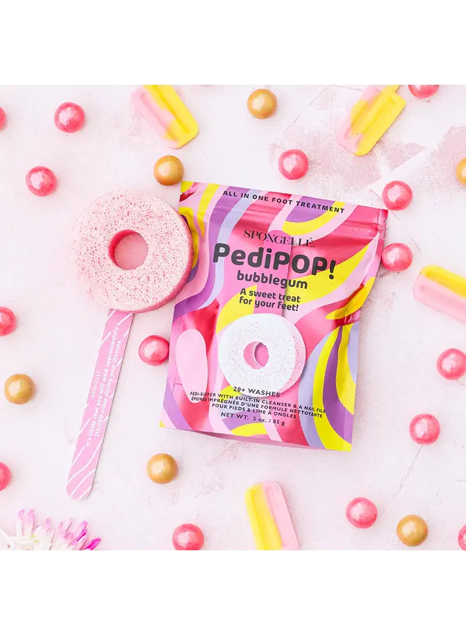Pedi Pop Buffer & Nail File Bubblegum