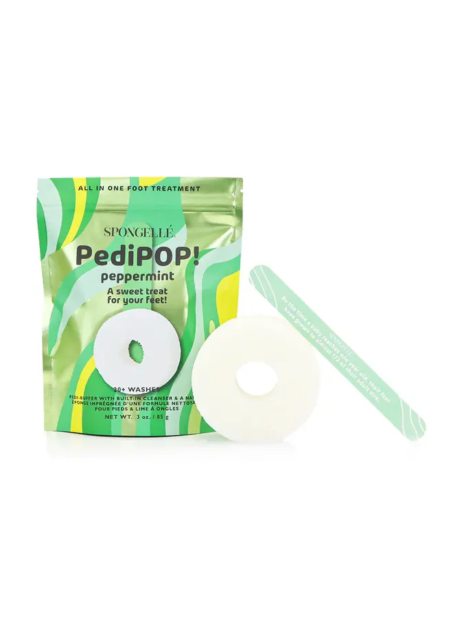 Pedi Pop Buffer & Nail File Peppermint