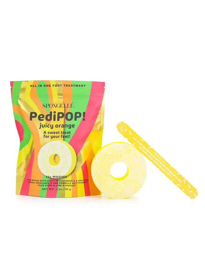 Pedi Pop Buffer & Nail File Juicy Orange