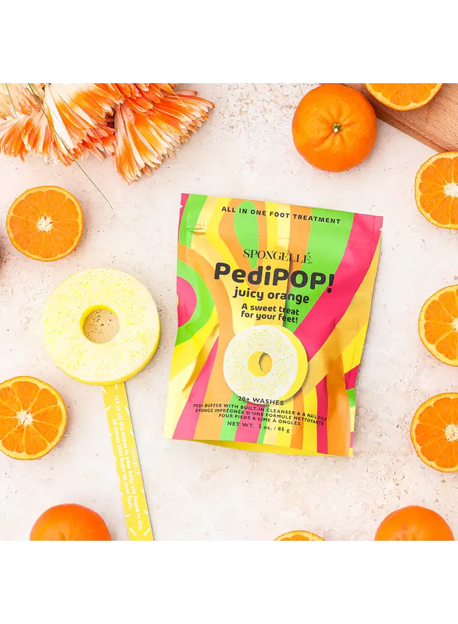 Pedi Pop Buffer & Nail File Juicy Orange