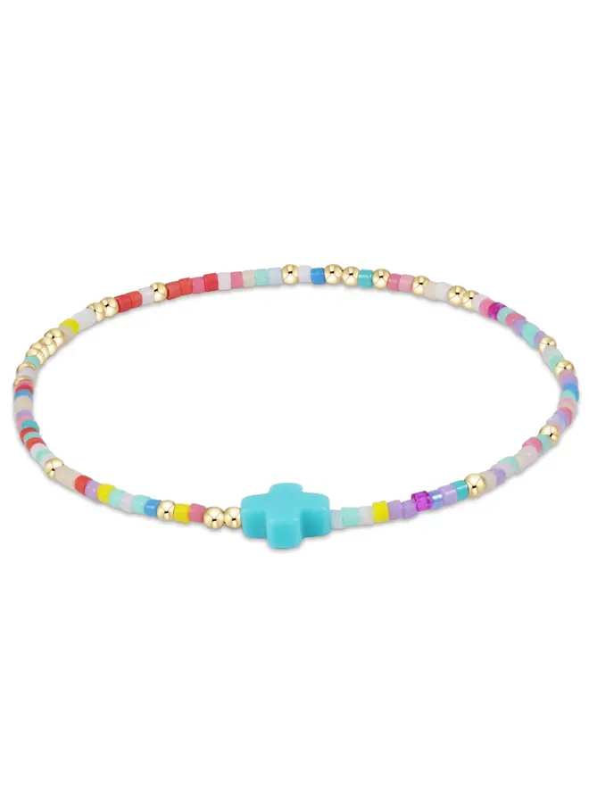 Hope Unwritten Signature Cross Bracelet Hot Mess