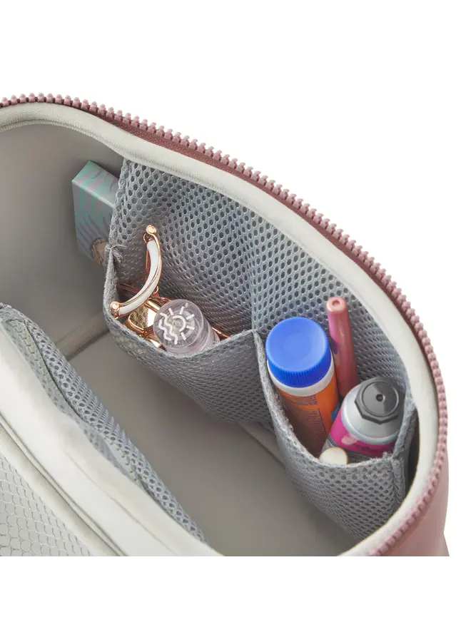 Small Train Case Neoprene Mauve/Stone