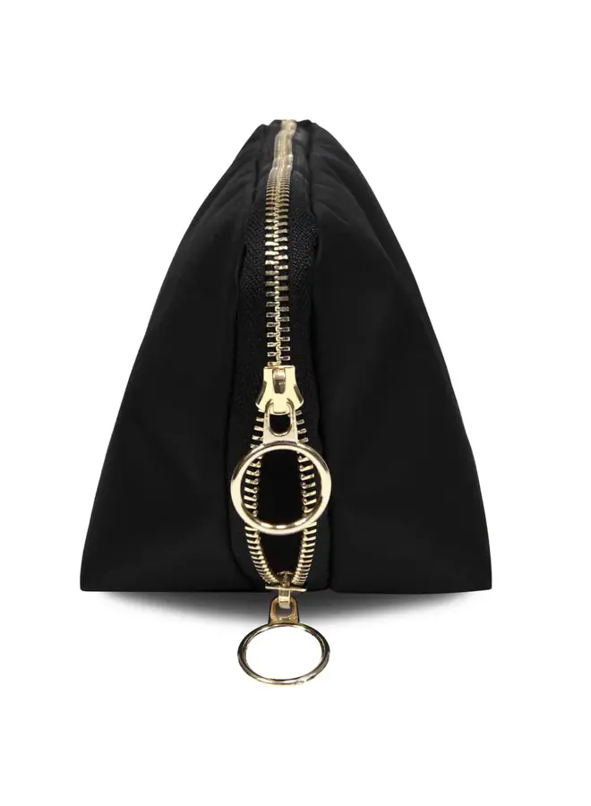 Signature Makeup Bag Black/Leopard