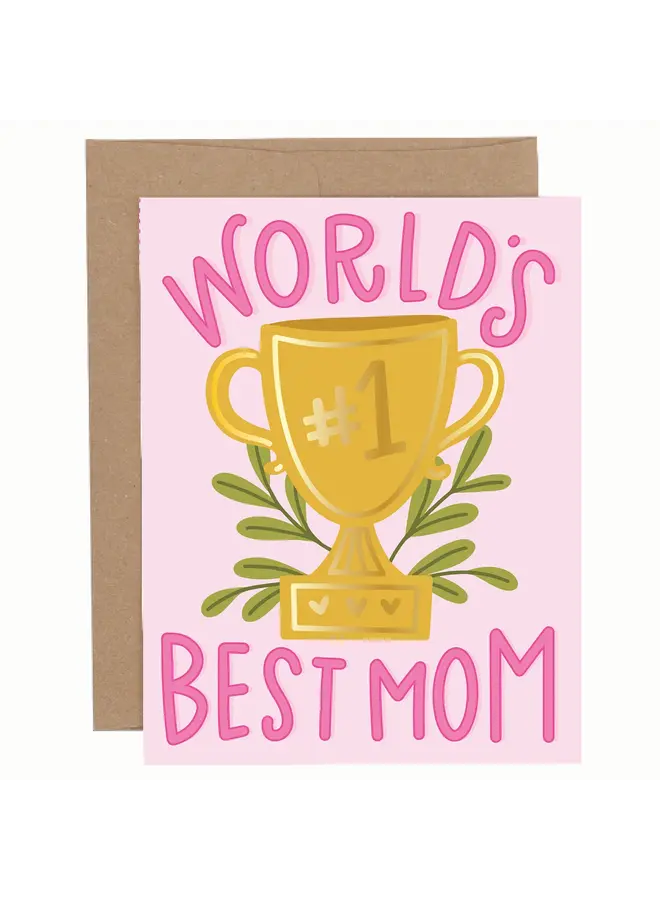World's Best Mom Card