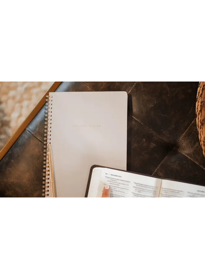 Dove Grey Church Notes Notebook