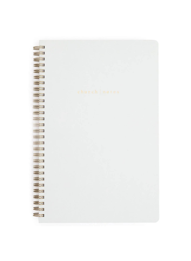 Dove Grey Church Notes Notebook