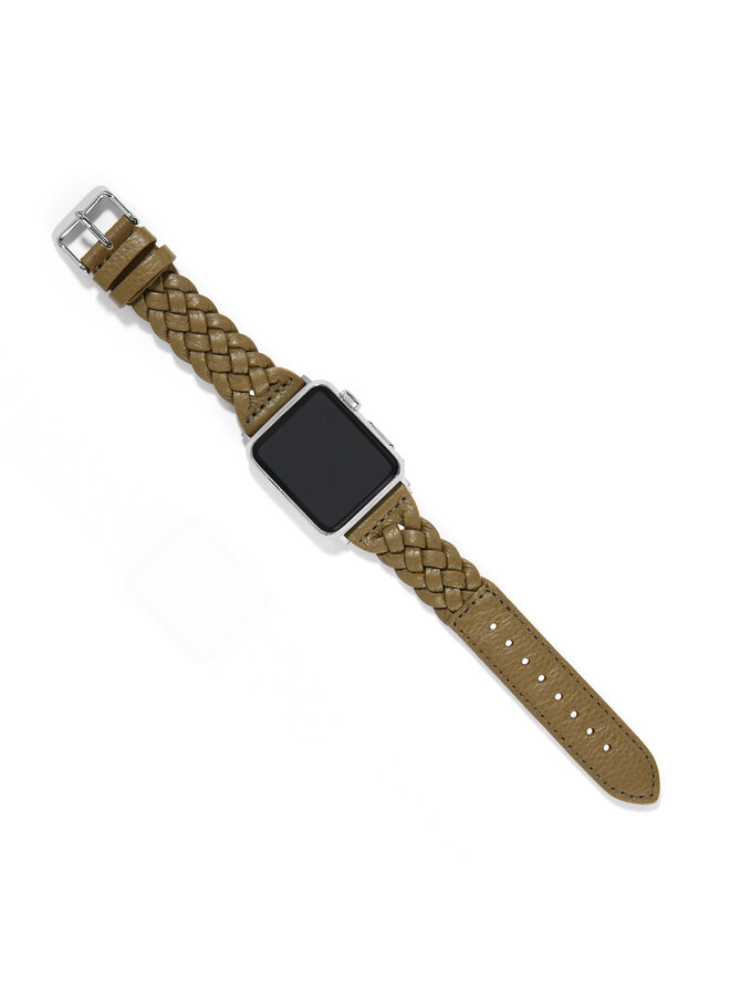 Sutton Braided Leather Watch Band