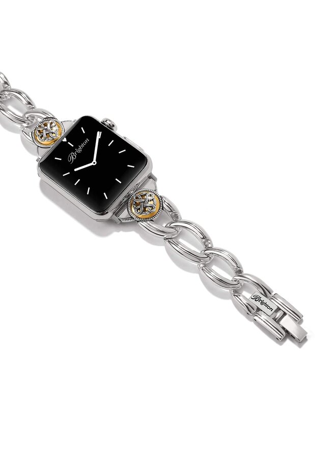Interlok Noir Two Tone Watch Band