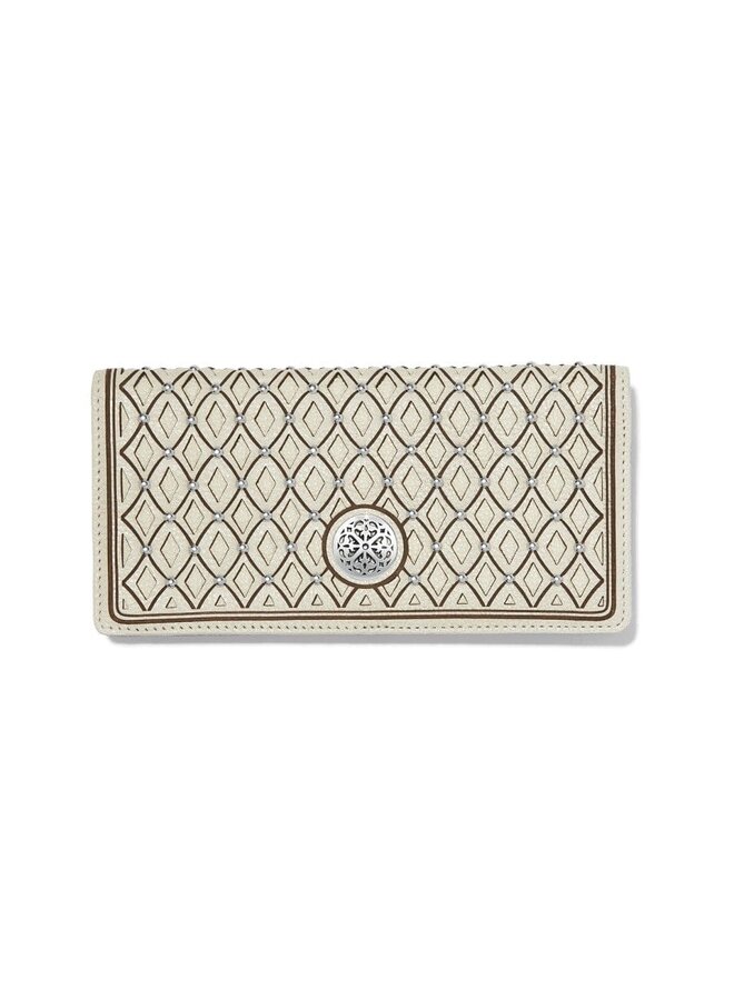 Ferrara La Bellezza Slim Folio Wallet White