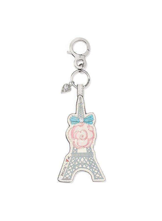 Paris Blooms La Tour Eiffel Handbag Fob
