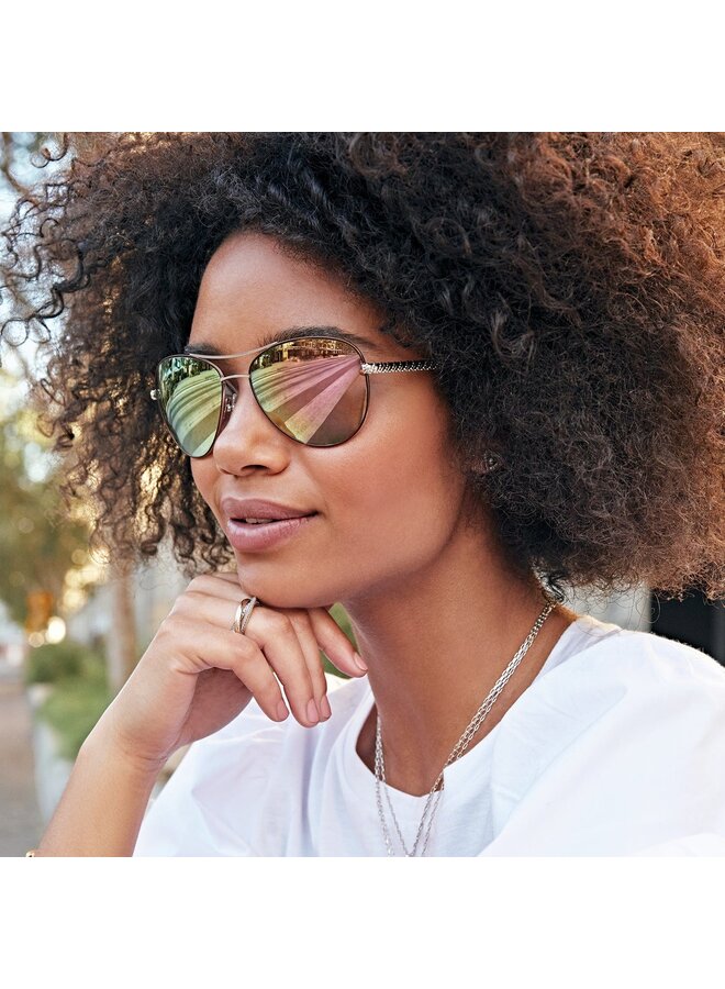 Helix Tinted Sunglasses Green/Pink