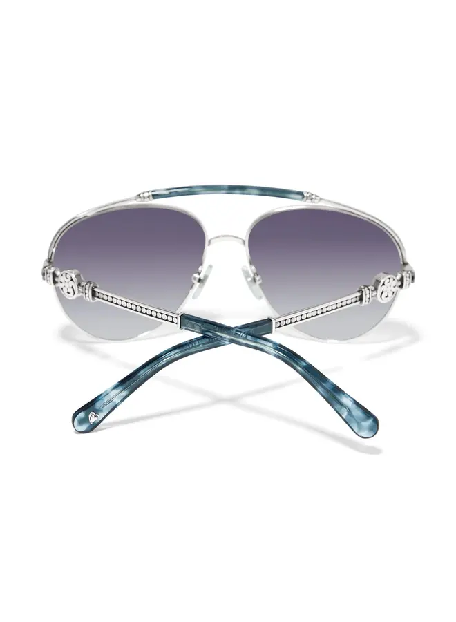 Contempo Medallion Aviator Sunglasses