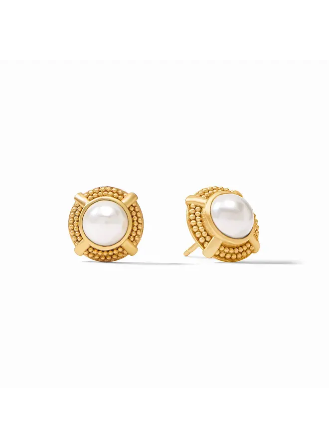 Cabochon Stud Pearl