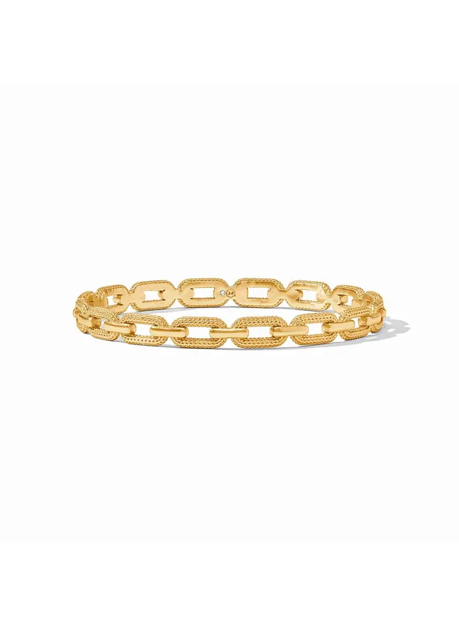 Cheval Paperclip Bangle Gold Small