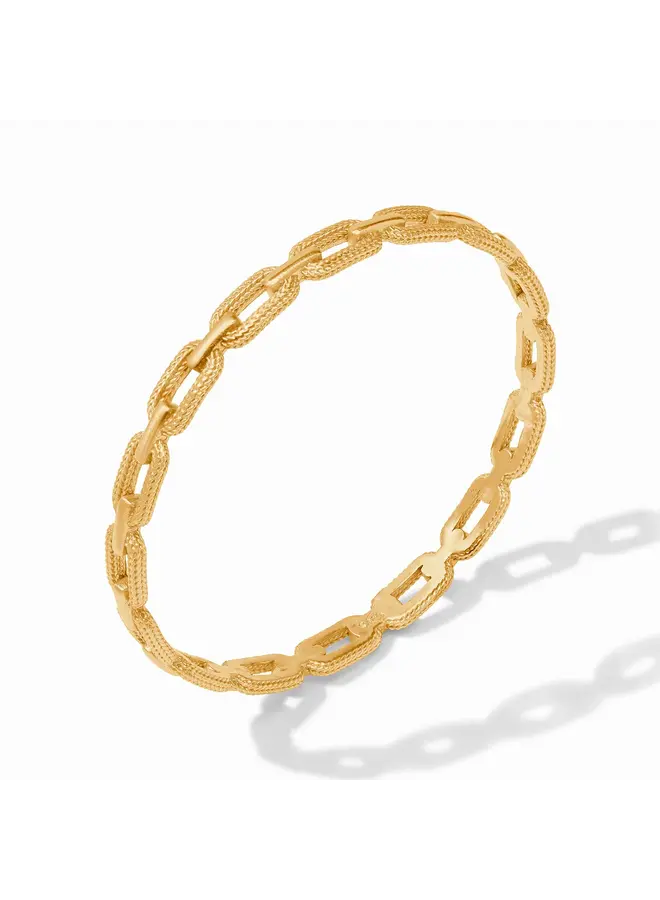 Cheval Paperclip Bangle Gold Small