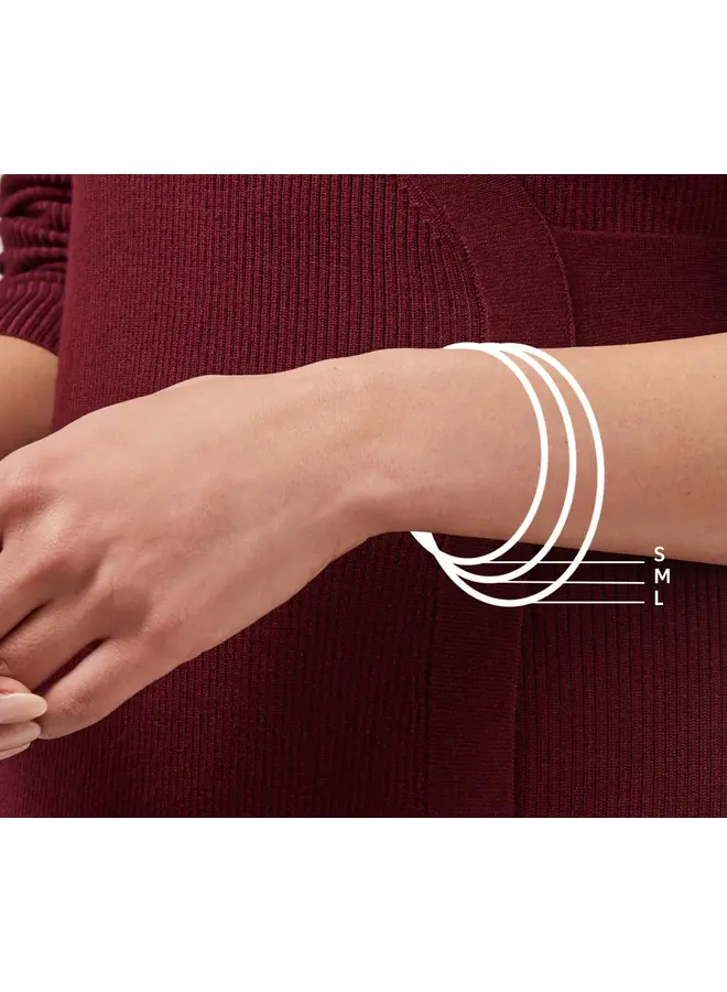 Cheval Paperclip Bangle Gold Small