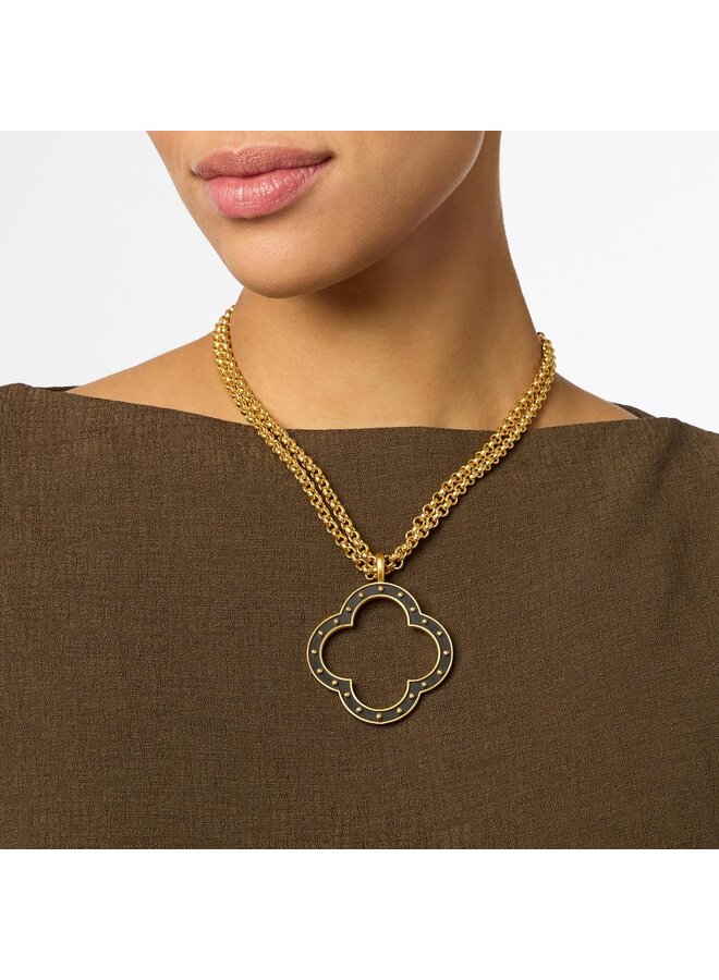 SoHo Statement Pendant Mixed Metal