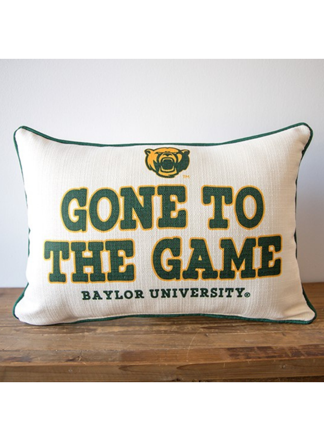 Collegiate Pillow Baylor Gone to the Game