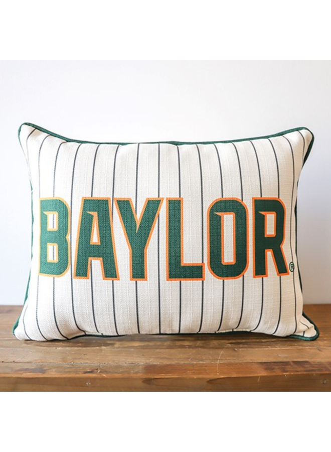 Collegiate Pillow Baylor Pinstripe