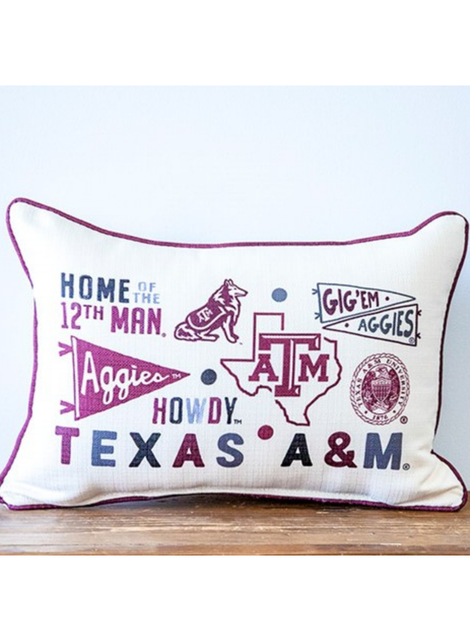 Collegiate Pillow A&M Cluster