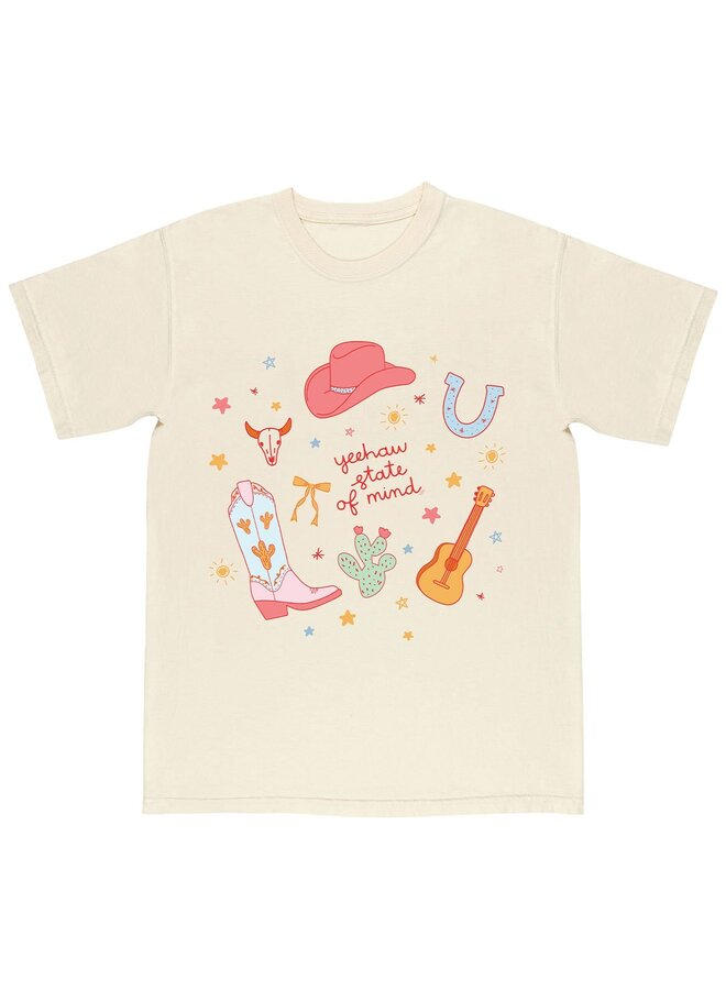 Yeehaw State Of Mind Western Tee