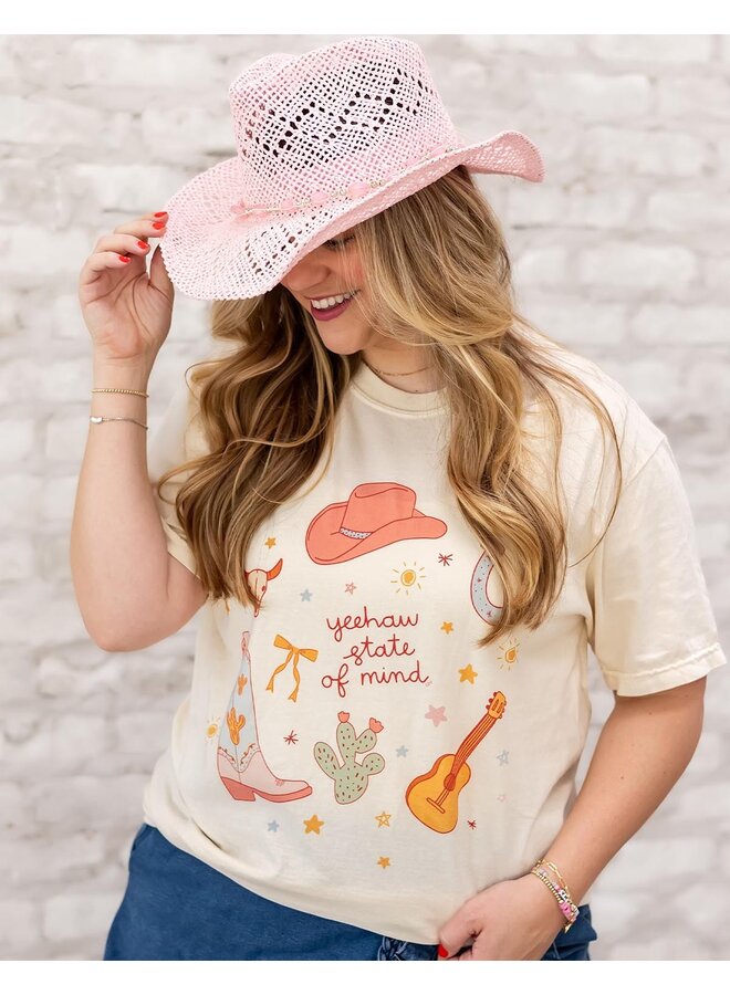 Yeehaw State Of Mind Western Tee