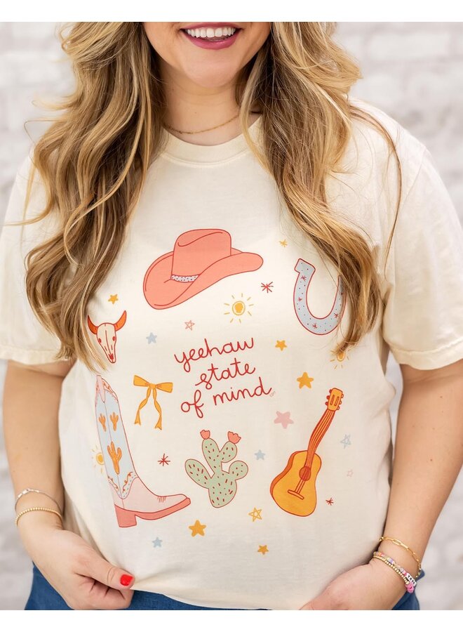 Yeehaw State Of Mind Western Tee