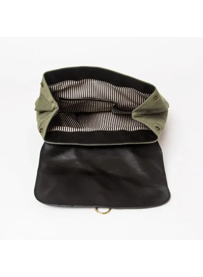 The Journeyman Rucksack Black/Green