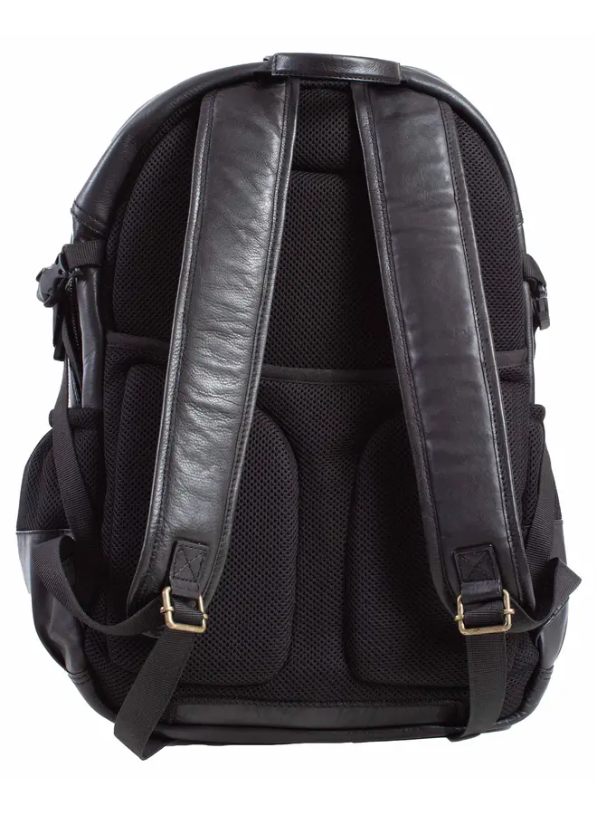 Leather Backpack Black
