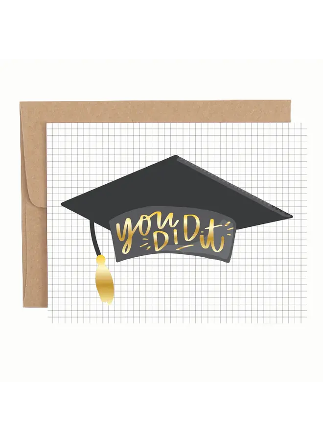 You Did It Graduation Card