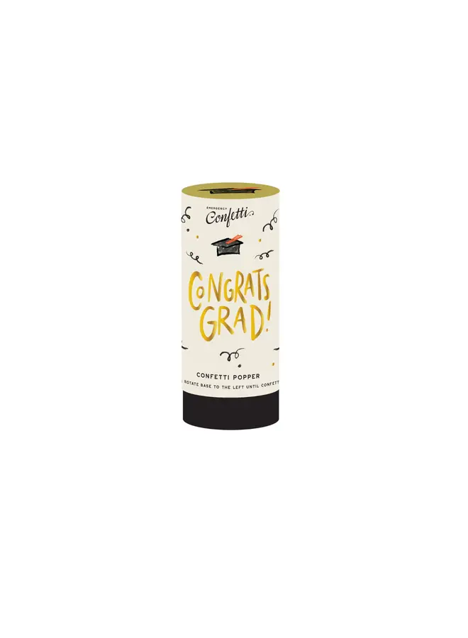 Congrats Grad Confetti Popper