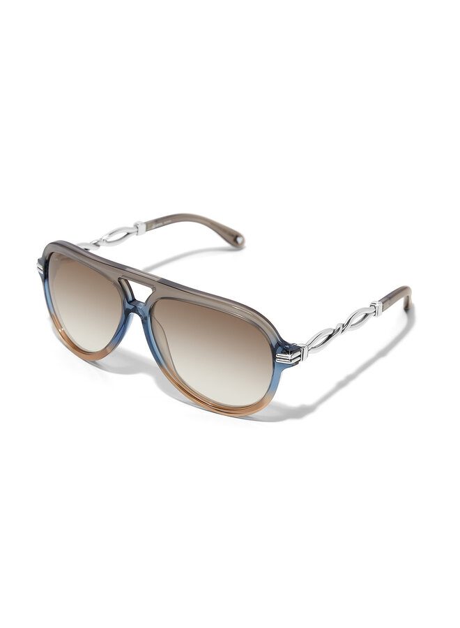 Interlok Twist Aviator Sunglasses