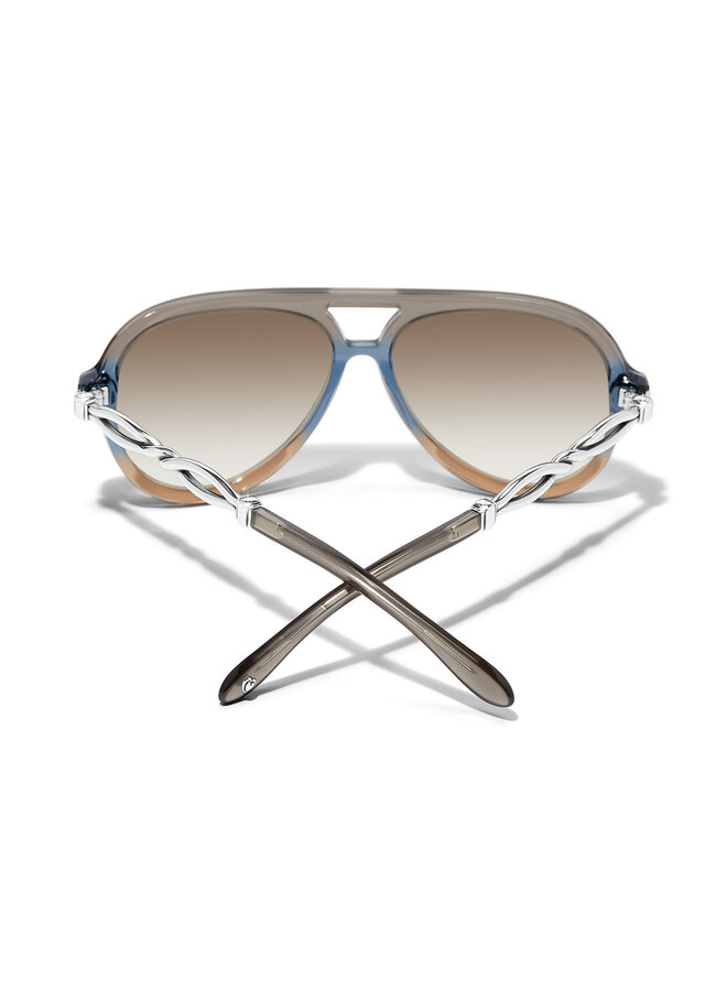Interlok Twist Aviator Sunglasses