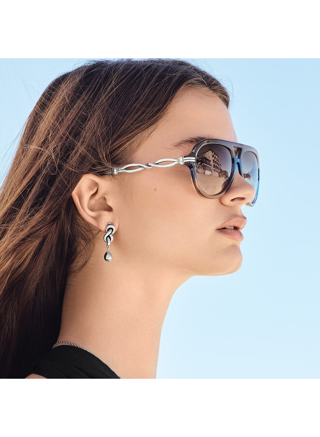 Interlok Twist Aviator Sunglasses