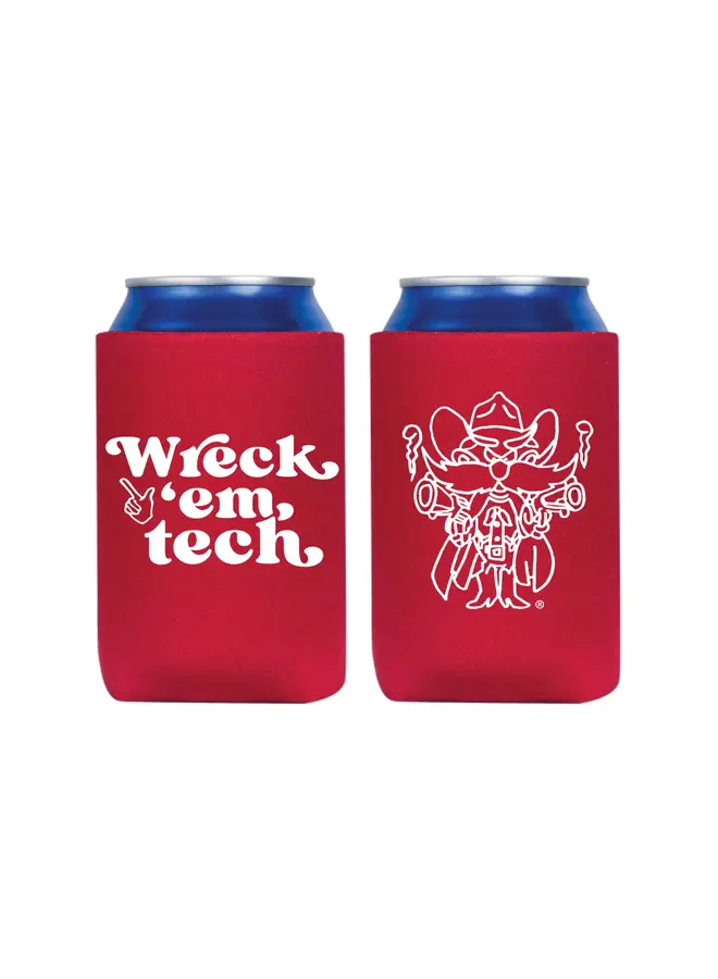 Tech Red Koozie