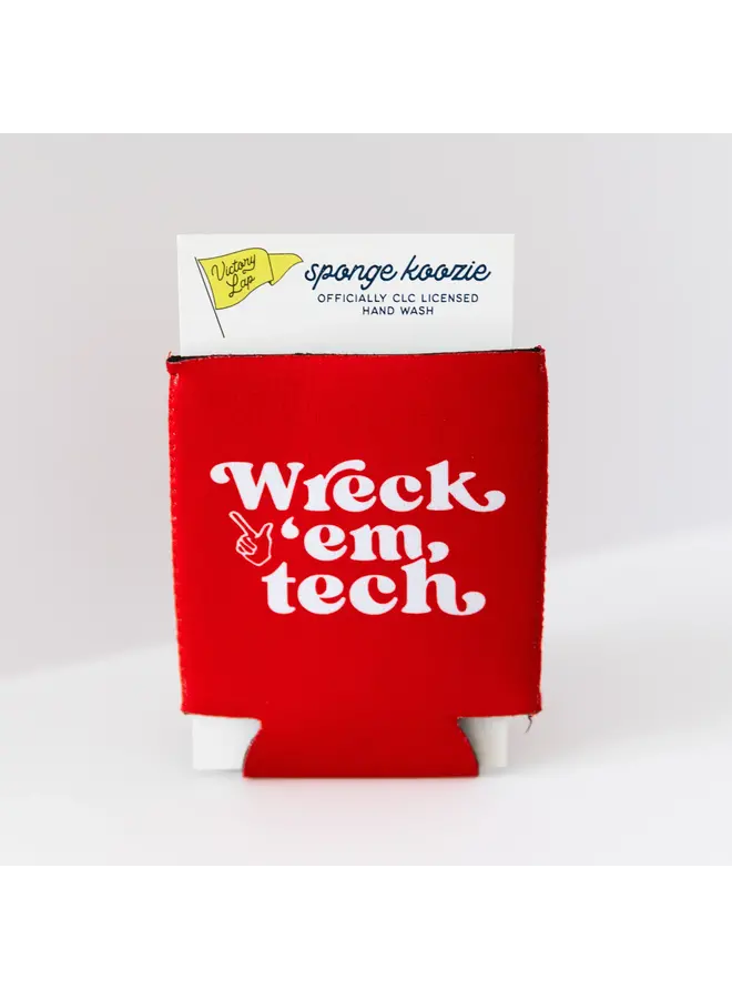 Tech Red Koozie