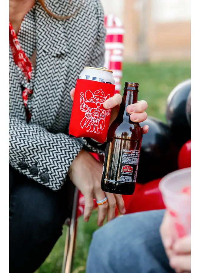 Tech Red Koozie