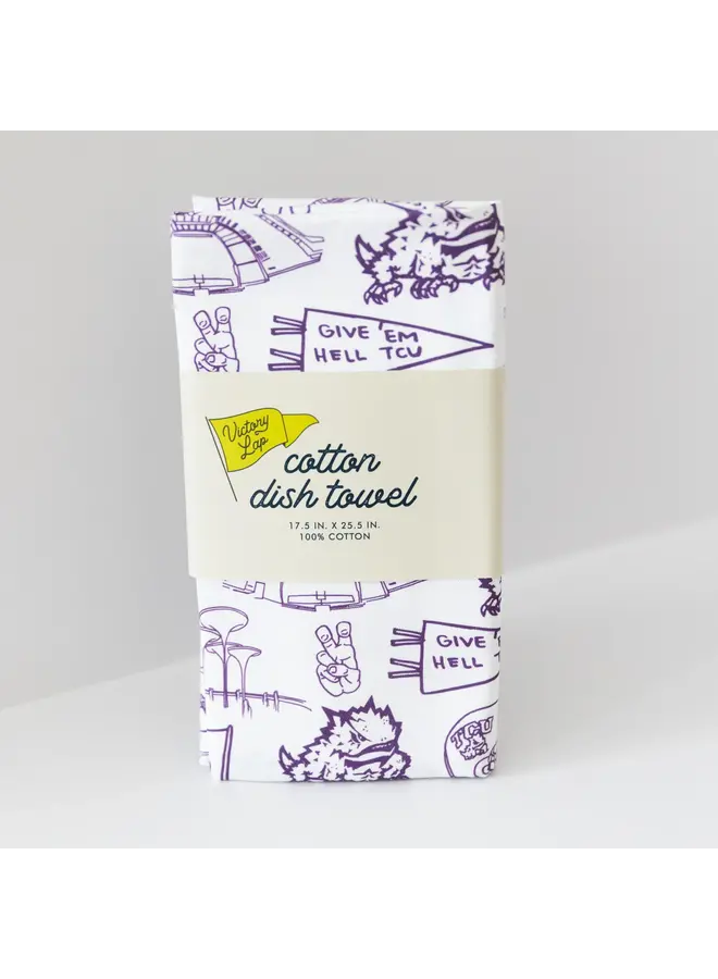 TCU Cotton Kitchen Towel