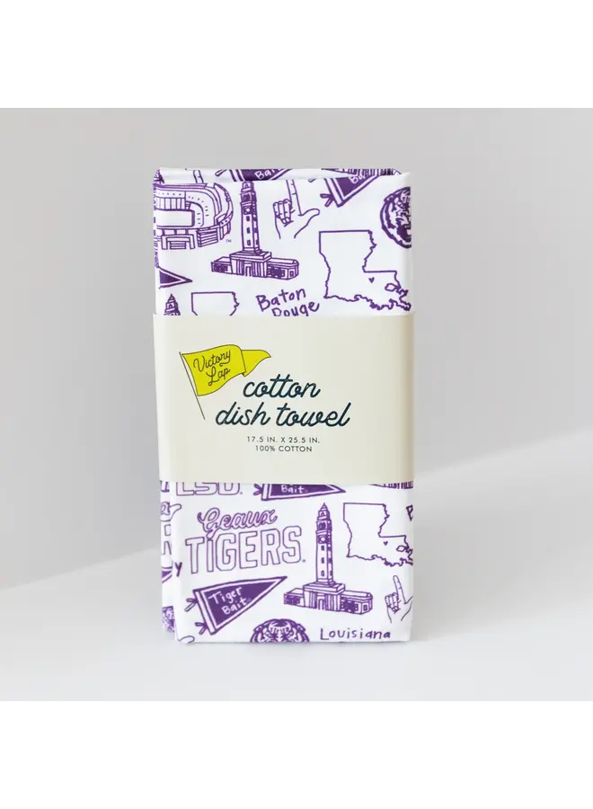 LSU Cotton Kitchen Towel